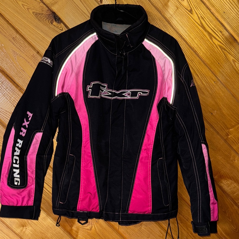 FXR Women's Black and Pink Jacket
